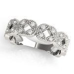 Stackable Wedding Ring, in Platinum - 84982