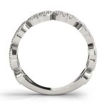 Stackable Wedding Ring, in Platinum - 84982