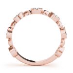 Stackable Wedding Ring, in Rose Gold - 84983