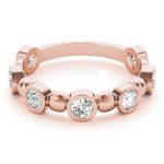 Stackable Wedding Ring, in Rose Gold - 84983