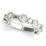 Stackable Wedding Ring, in Platinum - 84983