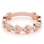 Stackable Wedding Ring, in Rose Gold - 84984