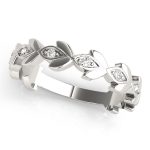 Stackable Wedding Ring, in Platinum - 84984