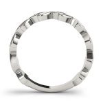 Stackable Wedding Ring, in White Gold - 84984