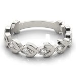 Stackable Wedding Ring, in Platinum - 84984