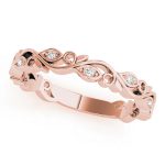 Stackable Wedding Ring, in Rose Gold - 84985