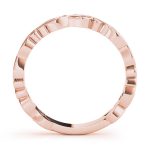 Stackable Wedding Ring, in Rose Gold - 84985