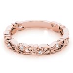 Stackable Wedding Ring, in Rose Gold - 84985