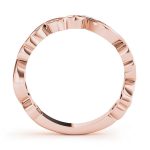 Stackable Wedding Ring, in Rose Gold - 84986