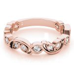 Stackable Wedding Ring, in Rose Gold - 84986