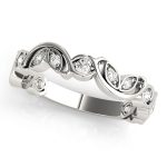 Stackable Wedding Ring, in Platinum - 84986