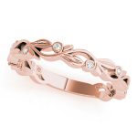 Stackable Wedding Ring, in Rose Gold - 84987