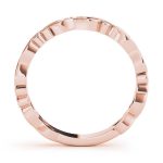 Stackable Wedding Ring, in Rose Gold - 84987