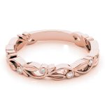 Stackable Wedding Ring, in Rose Gold - 84987