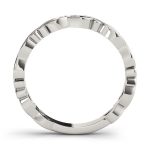 Stackable Wedding Ring, in White Gold - 84987