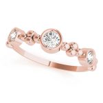 Stackable Wedding Ring, in Rose Gold - 84988