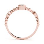 Stackable Wedding Ring, in Rose Gold - 84988