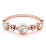 Stackable Wedding Ring, in Rose Gold - 84988