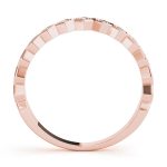 Stackable Wedding Ring, in Rose Gold - 84989