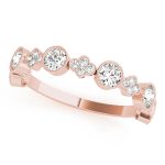 Stackable Wedding Ring, in Rose Gold - 84992