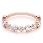 Stackable Wedding Ring, in Rose Gold - 84992