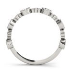 Stackable Wedding Ring, in White Gold - 84992