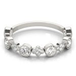 Stackable Wedding Ring, in Platinum - 84992