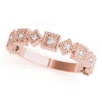 Stackable Wedding Ring, in Rose Gold - 84993