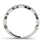 Stackable Wedding Ring, in Platinum - 84993