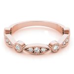 Stackable Wedding Ring, in Rose Gold - 84994