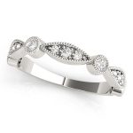 Stackable Wedding Ring, in Platinum - 84994