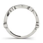 Stackable Wedding Ring, in White Gold - 84994