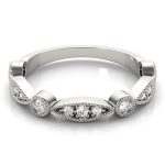 Stackable Wedding Ring, in Platinum - 84994