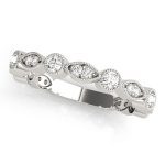 Diamond Wedding Ring, in Platinum - 51077