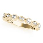 Diamond Wedding Ring, in Yellow Gold - 51077