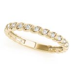 Diamond Wedding Ring, in Yellow Gold - 84651