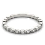 Diamond Wedding Ring, in Platinum - 84653