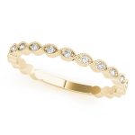 Diamond Wedding Ring, in Yellow Gold - 84653