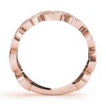 Fashion Wedding Ring, in Rose Gold - 84809