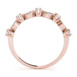 Fashion Wedding Ring, in Rose Gold - 84922