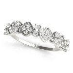 Fashion Wedding Ring, in White Gold - 84922