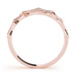 Fashion Wedding Ring, in Rose Gold - 85010