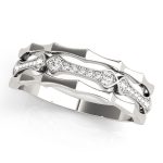 Fashion Wedding Ring, in Platinum - 85010