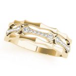 Fashion Wedding Ring, in Yellow Gold - 85010