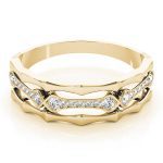 Fashion Wedding Ring, in Yellow Gold - 85010