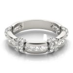 Fashion Wedding Ring, in Platinum - 85011