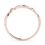 Fashion Wedding Ring, in Rose Gold - 85012