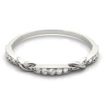 Fashion Wedding Ring, in Platinum - 85012