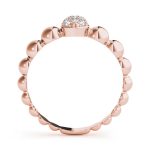 Fashion Wedding Ring, in Rose Gold - 85013