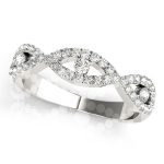 Fashion Wedding Ring, in Platinum - 85014